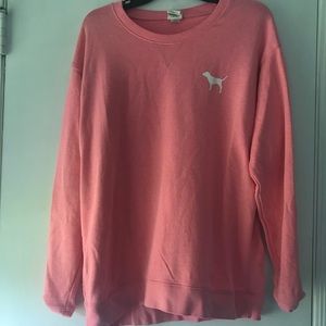 PINK pink crew neck